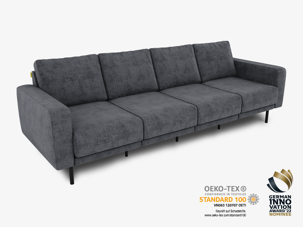 Modulares 4-Sitzer Sofa METTE