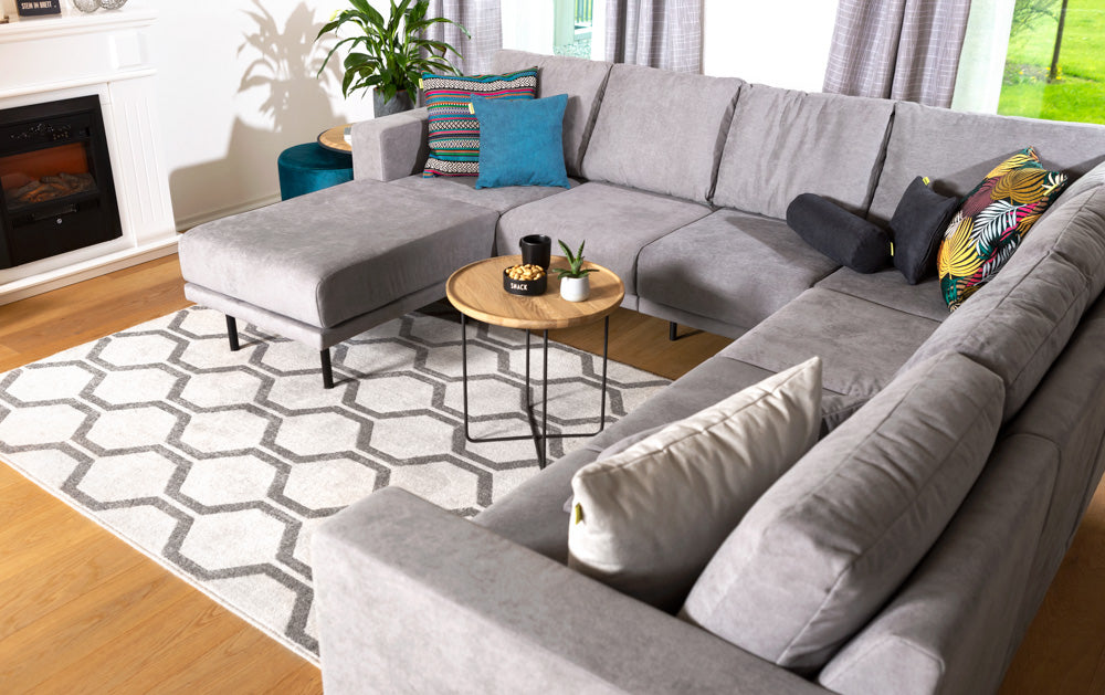Modulare 7-Sitzer Wohnlandschaft METTE